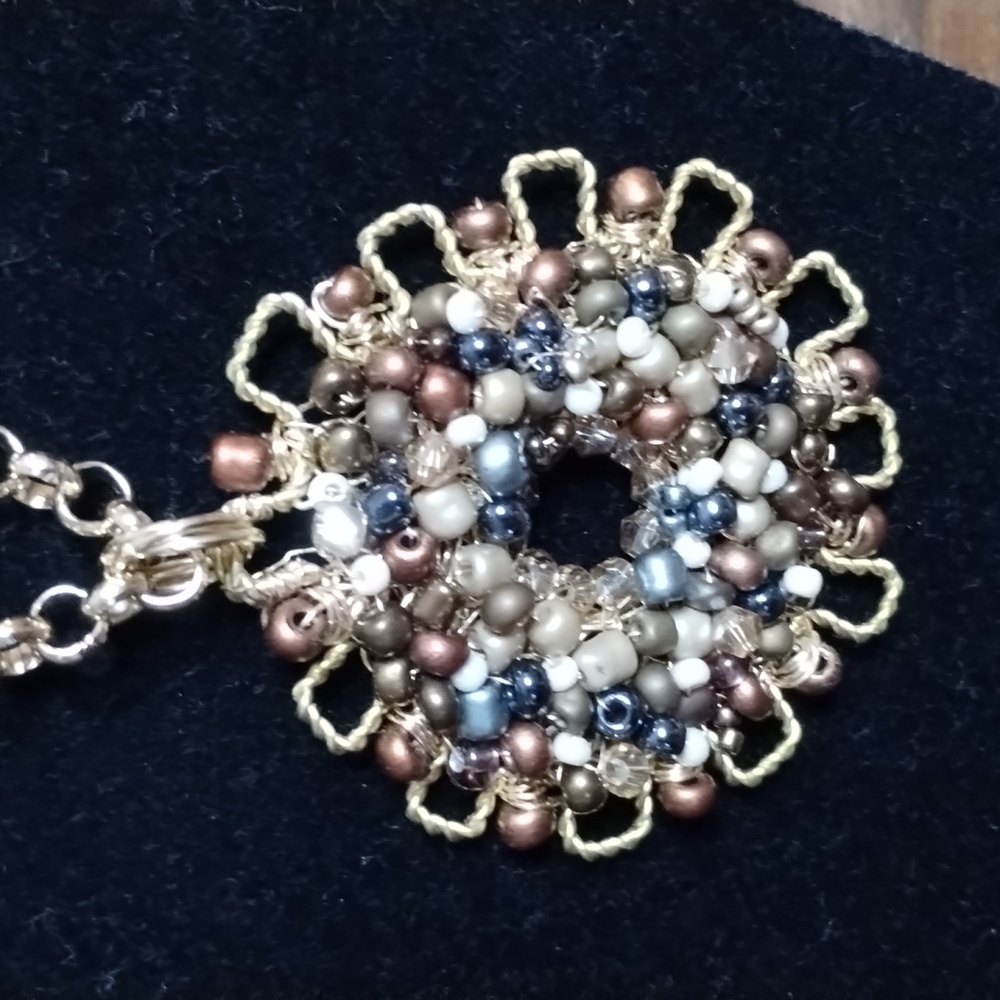 Beautiful and Unique handmade pendant.